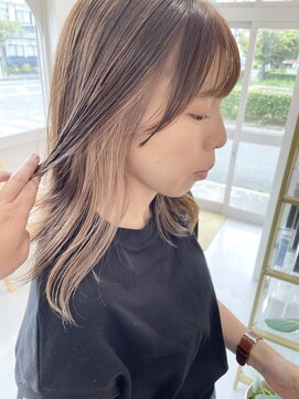 ラシク(racic) 【racic】アッシュベージュ×ミルクティーベージュ