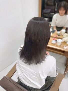ハピネス 梅田茶屋町店(HAPPINESS) ネイビーグレー グレージュカラー グレーアッシュ