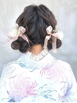 バサラ 池袋店(VASARA) ツインおだんご♪着物ヘア/浴衣ヘア/卒業式ヘア/成人式ヘア
