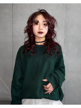 ヴァーディ オモテサンドウ(Vardy omotesando) dark red/赤髪 赤黒