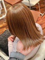 ヘアースペースブルーム プリュス 石橋店(HAIR SPACE BLOOM plus) 石橋阪大前/ピンクカラー/毛量のお悩み解決/ミディアムボブ/