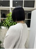 髪質改善/ボブ/黒髪/小顔/ボブウルフ/ワンレン/ネビージュ