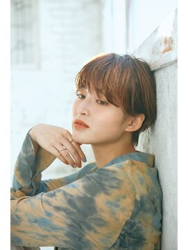 エクファ ヘア オリジン(ex-fa hair origin) 黒髪カタロググレーベージュレイヤーロングアッシュカラー