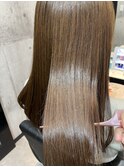 ココアブラウン×髪質改善