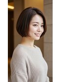 大人ボブ/40代ボブ/50代ボブ/白髪染め/ヘッドスパ