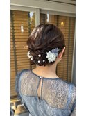 お呼ばれヘアセット♪