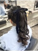 ゆるふわポニーテール＊°*