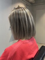 ラック(LUCK)&nbsp;バレイヤージュ/船橋/くすみベージュ/細めハイライト