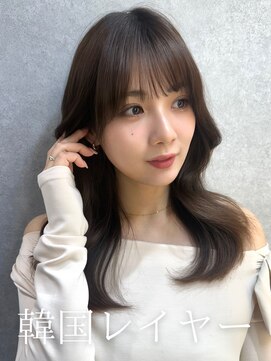 アミー 池袋(Ammy) レイヤーカット/顔周りカット/顔周りレイヤー /韓国風パーマ