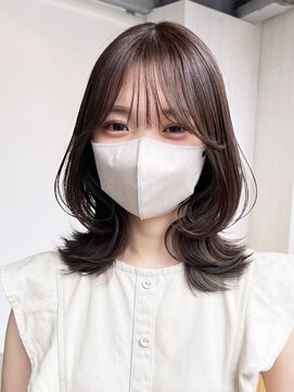 アイティー バイ アルバム 中野店(IT by ALBUM) 美髪顔周りレイヤーくびれヘアくびれミディミディアム_ba474111