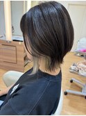 大人可愛い20代30代40代50代小顔◎インナーカラー