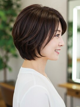 アイ スタイル 大竹店(I STYLE) 50-60代にオススメ★ふんわりグラデーションボブ
