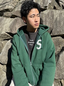 ロックス バイ マグ 松本(rocks BY MAG) アップバングツーブロックベリーショートアッシュ爽やか