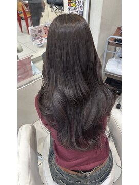 アヴァンス 深井店(AVANCE.) ブリーチなしダブルカラー/オリーブグレージュ