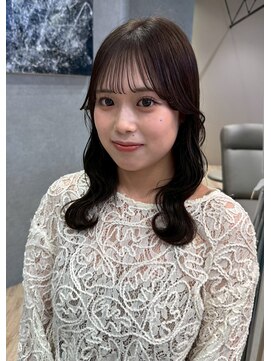 スリーランドメゾン 鶴見区横堤(THREELAND maison) ミディアムヘア、ブラウンカラー