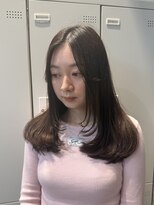 ドットニュー 横浜店(dot.nyu) 【艶カラー×顔周りカット】韓国/韓国ヘア/横浜/横浜駅/学割