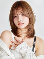ラフィス ヘアー リノ 三宮店(La fith hair lino) 【La fith】オリーブベージュ×顔回りレイヤー