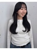 前髪ロングスタイル×顔まわり4.10