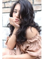 ベター(better)&nbsp;wavy dark black long#1