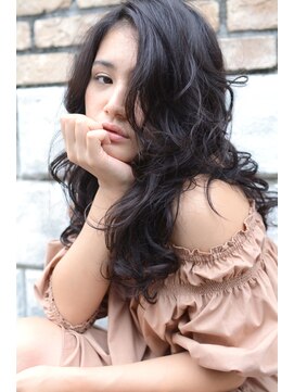 ベター(better) wavy dark black long#1