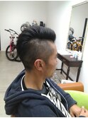 ツーブロックショート