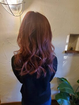 ヘアーショップ あると(Hair Shop) ラベンダーピンクカラー