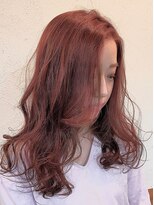アンサルトヘア(unsarto hair) ブリーチなしのピンクベージュ
