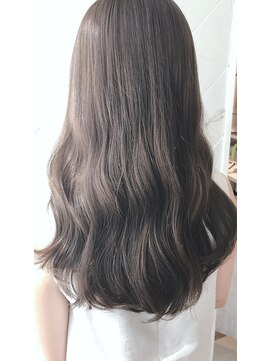 ジーナ セントラル銀座(Zina) セシルカットフリンジウェーブ×大人かわいい前髪ココアブラウン