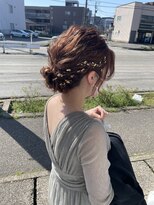 ゆるふわシニヨン