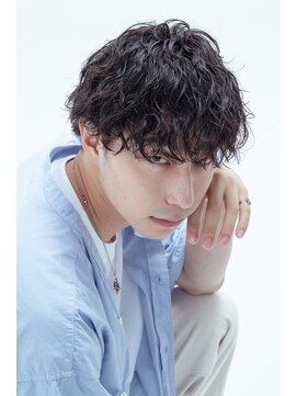 六本木美容室 白金店 10代20代30代波巻きMIXパーマ