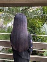 ニテンス(nitens)&nbsp;[アッシュブルー]重すぎない艶感パープルブラック