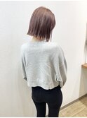 ラベージュ　切りっぱなしボブ[伊藤一樹]