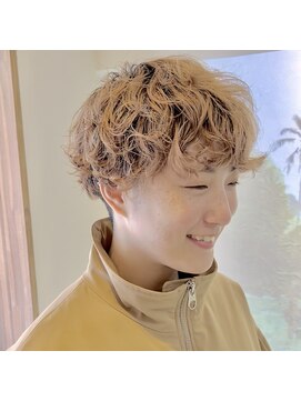 スロウヘアシェア(slow hair×share) ブリーチパーマ　ミックスパーマ