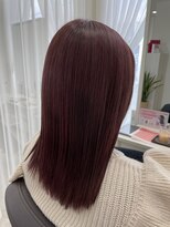 スリールヘア(Sourire hair) 髪質改善トリートメント×ピンクカラー