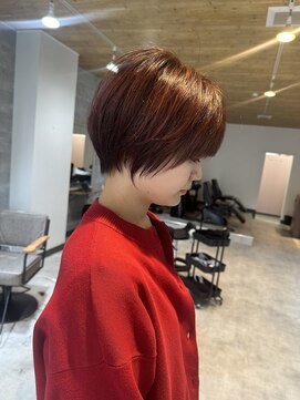 ナズ 函館昭和店(Na'z) 丸みショート/ハイライト/函館/ショートボブ