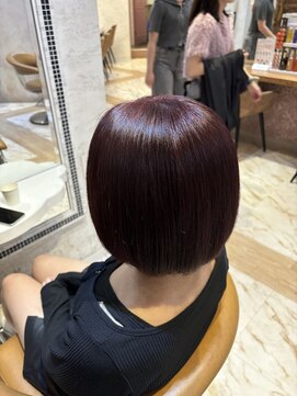 ロンドローズ 名古屋(Lond damaskRose) 顔周り ダブルカラー 名駅 ブリーチ 髪質改善 ボブ 韓国508