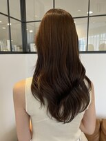 リアン 新城店(Rian)&nbsp;20代30代大人かわいいモカベージュナチュラルレイヤースタイル