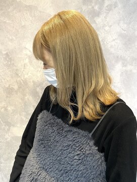 ザラフター ザブリーチ 新下関(the laughter/The bleach) ミルクティーブラウン