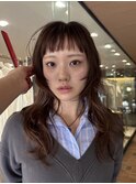 軽めのバングレイヤーカット