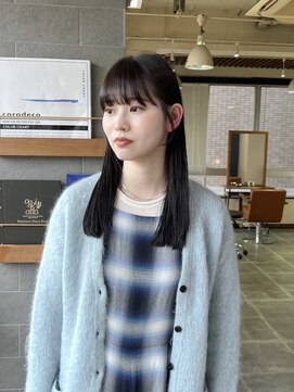 イロプラスソイ(iro + soi) フルバング×切りっぱなしロング！！　iro+soiオオミダ！！