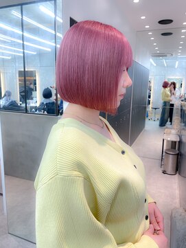 ロンドクロエ 横浜(Lond Chloe) イメチェン外ハネボブ美髪ワイドバング/ショートボブ髪質改善