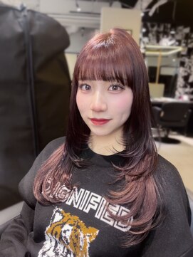 ワン バイ ジ エクト(One by The Ect) 【似合わせカットカラー】チェリーレッド・ワインレッド