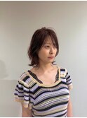 【ミディアムレイヤースタイル】
