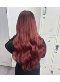 エクステ × dark red