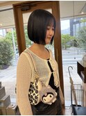 黒髪ボブ