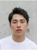 ツーブロックマッシュショートレイヤースパイキーショートヘア