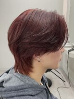 ナレ(NARE)&nbsp;【NARE NOE】韓国風ウルフ×ブリーチ1回でできる赤髪