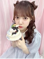 リルミー ミュエナ 大須 矢場町(Lilme myuena)&nbsp;透色ドロップ佐倉なぎちゃん＊立体リボンハーフツイン＊