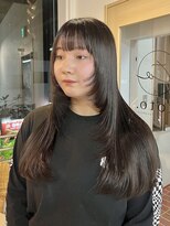 トト 船橋店(toto.)&nbsp;◇ココアブラウンボルドーミディアムレイヤーウルフカット[船橋]