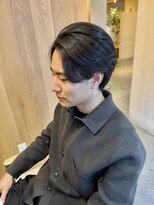 ソウスシア(SOURCE cia) センターパート/曲がる縮毛矯正/ニュアンスパーマ/韓国